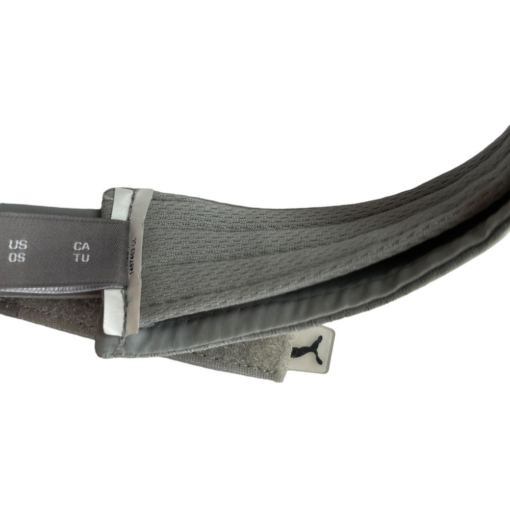 Puma visor adjustable grey black logo sports summer - Picture 9 of 10